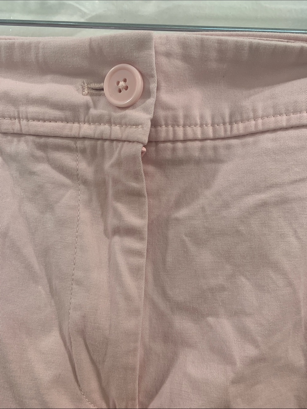 Women's Pink Casual Stretch Shorts - Picture 2 of 8